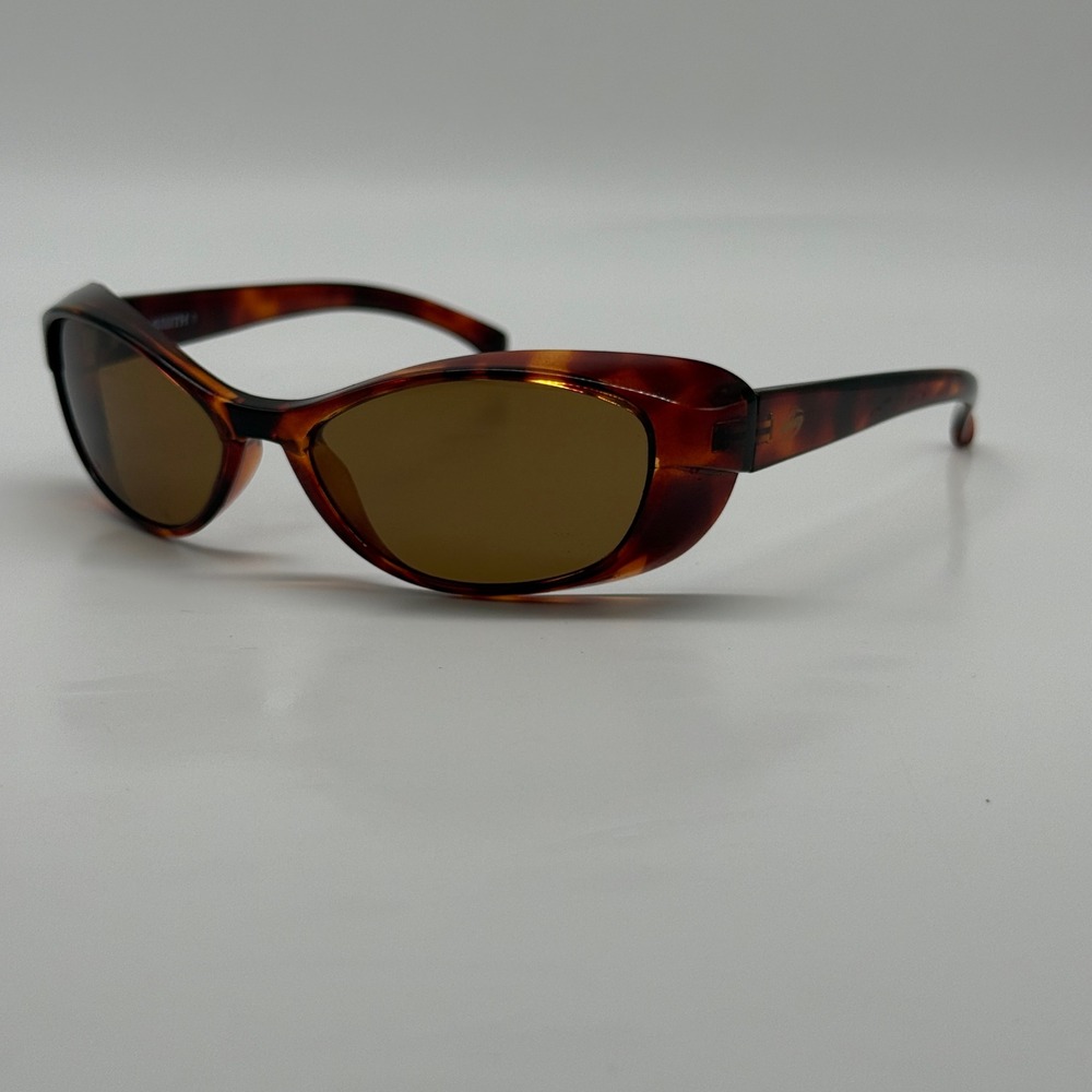 Smith Nice Doggie Sunglasses Womens Tortoise Brown Vintage Lens Wrap Oval